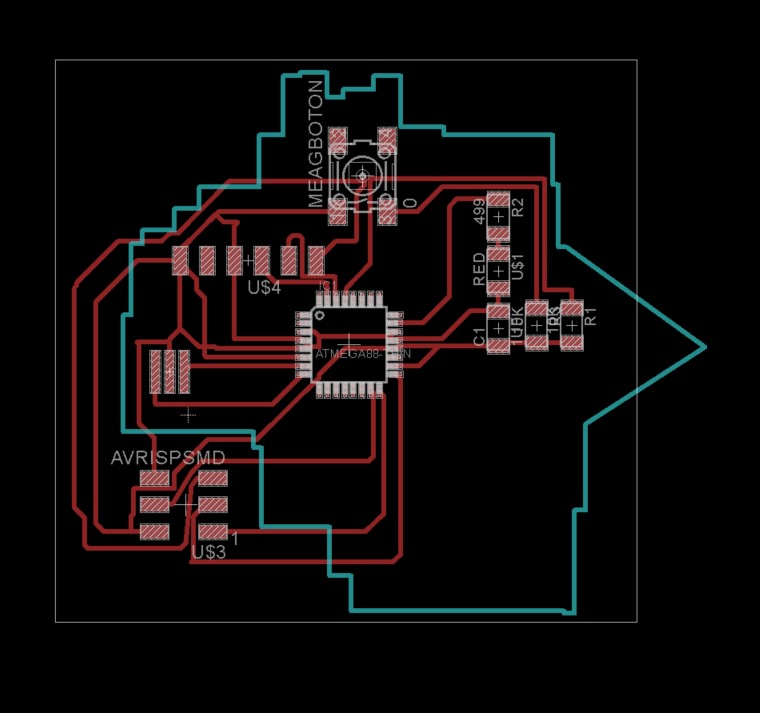multiple attempts on the drawing of the paths